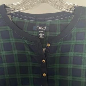 Chaps long sleeve henley.